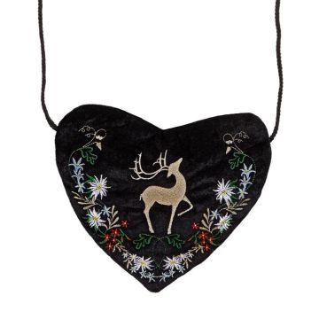 Oktoberfest veske hjerte m. hjort - onesize