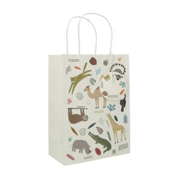 Gaveposar med dyremotiver 6x - 27x20 cm