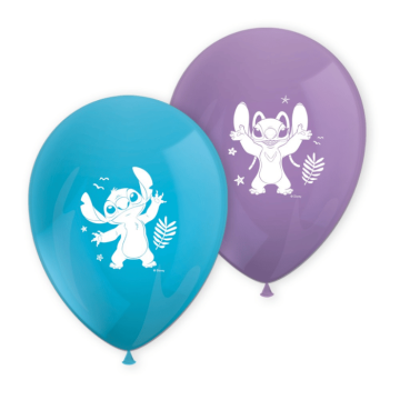 Stitch® og Angel ballonger 8x - 30 cm