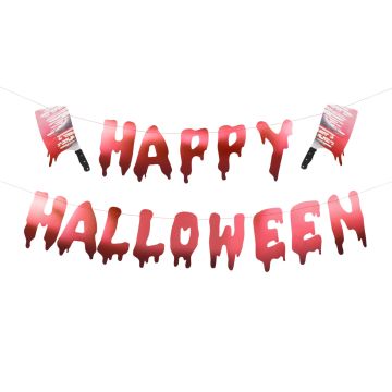 Happy Halloween-banner 120 cm