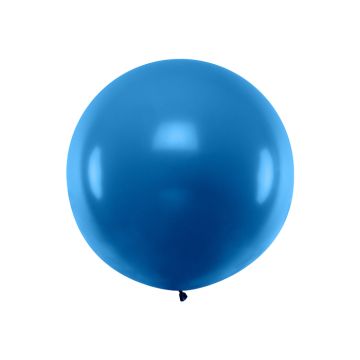 Kjempe Pastell blå ballong - 1 meter