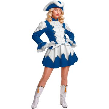 Majorette-kostyme med jakke og hatt