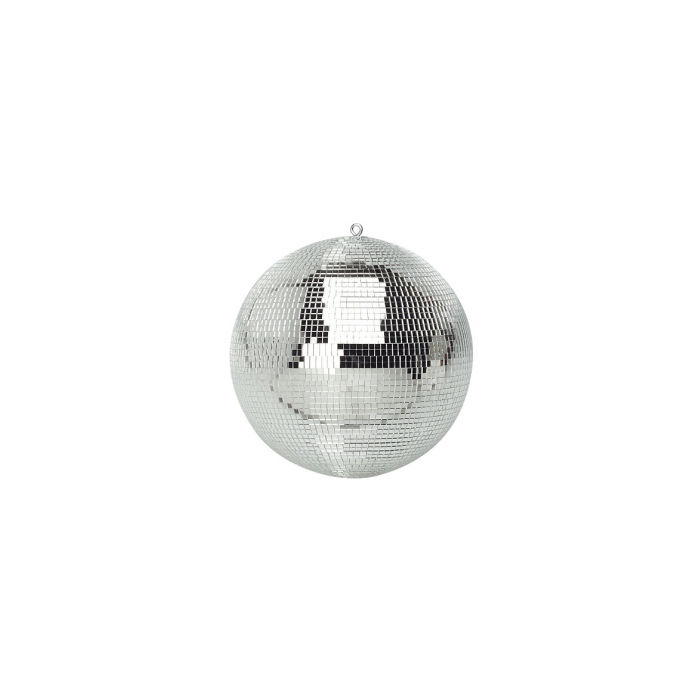 Diskokule sølv - 50 cm inkl. opphengskrok