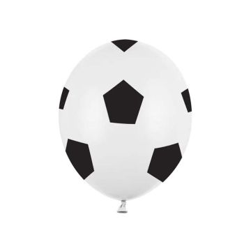 Fotball Latex Ballongar 6x - 30 cm