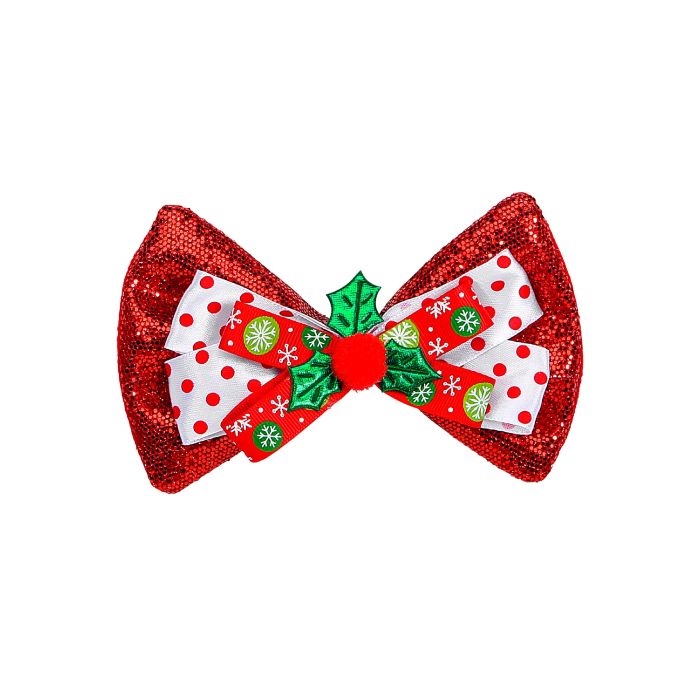 Julefluge glitrande raud 