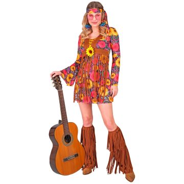 Fargerikt hippiekostyme for damer