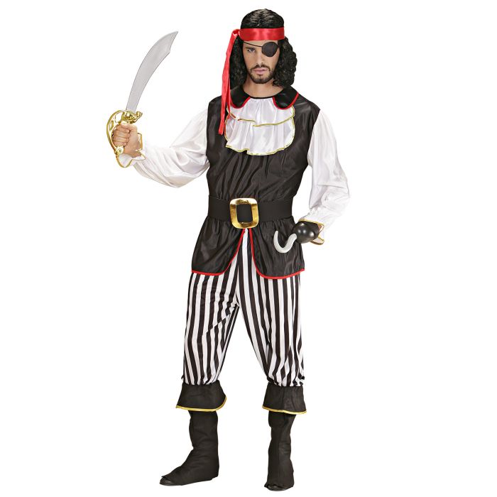 Elegant piratkapteinkostyme for herrer