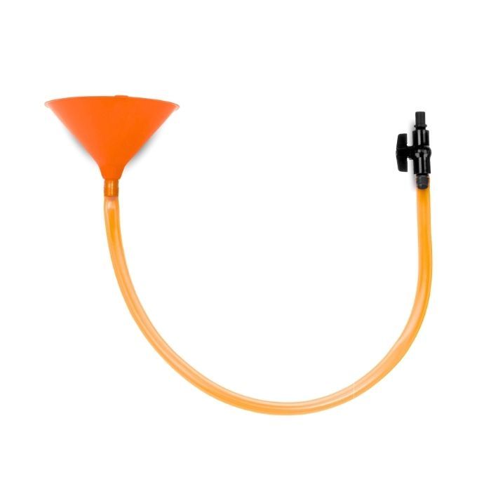 Trakt ølbong oransje - 1 meter
