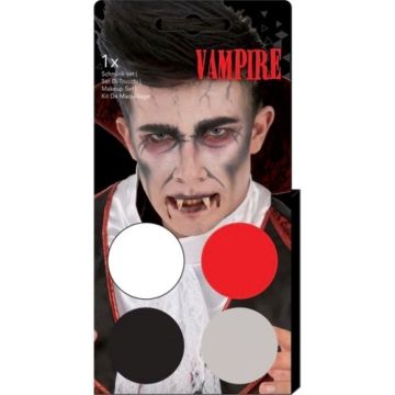 Vampyr ansiktsmaling 4 fargar inkl. pensel
