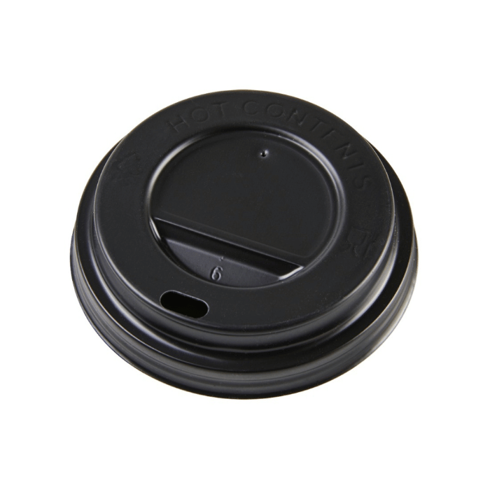 210 ml lok til kaffekoppar 100x engangs papkoppar