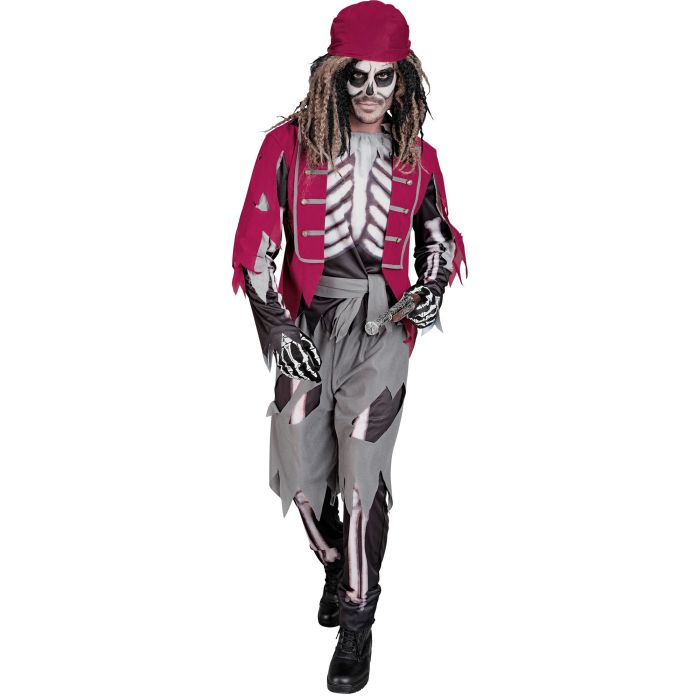 Piratskjelettkostyme for herre