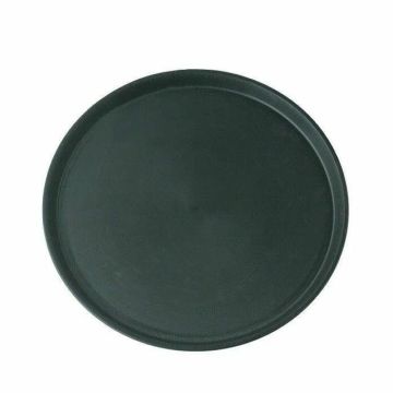 Rund brun dekorasjonsbrett - Ø28 cm