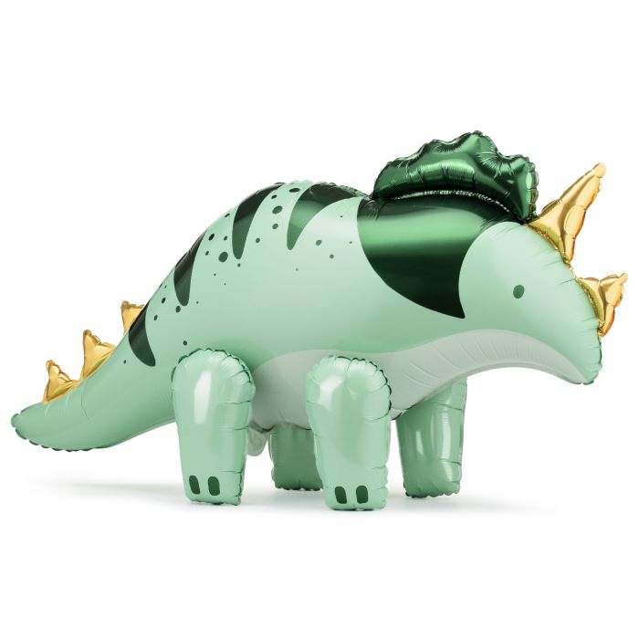 Folieballong dinosaur grøn - 101x60,5 cm
