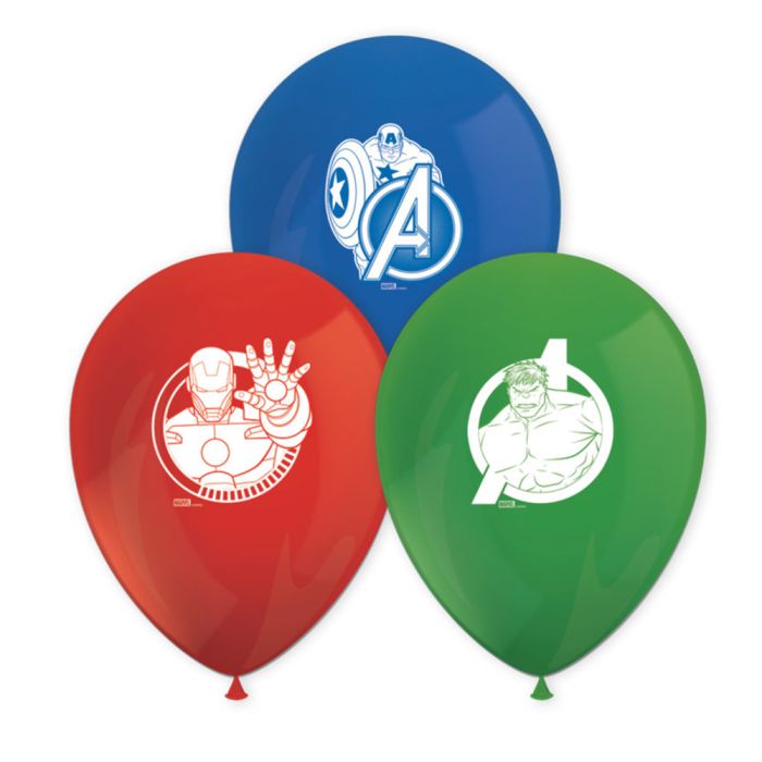 Ballongar med Avengers motiv 8x