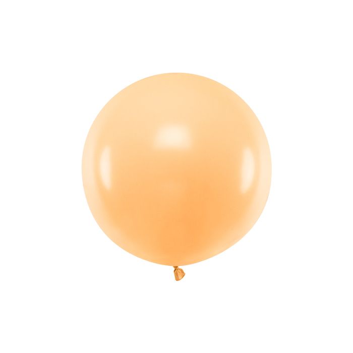 Pastel Ferskenballong - 60 cm 