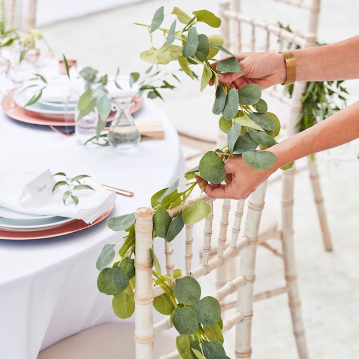 Kunstig Eucalyptus girlander - 1,8 meter