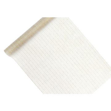 Organza Bordløpar i Gullstriper - 9 Meter