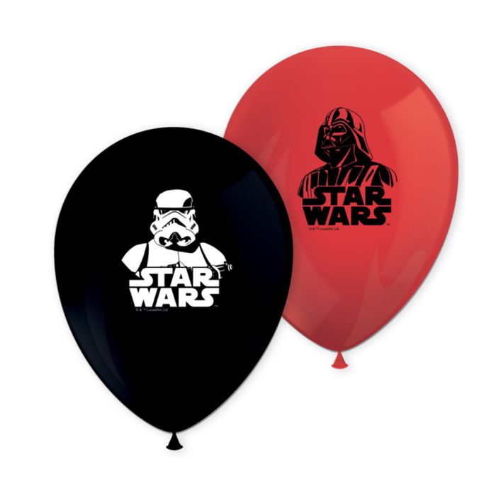 Ballongar med star wars motiv 8x