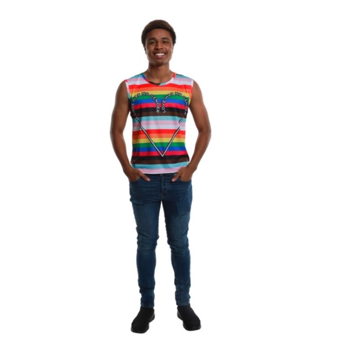 Regnbuefarga pride tanktop