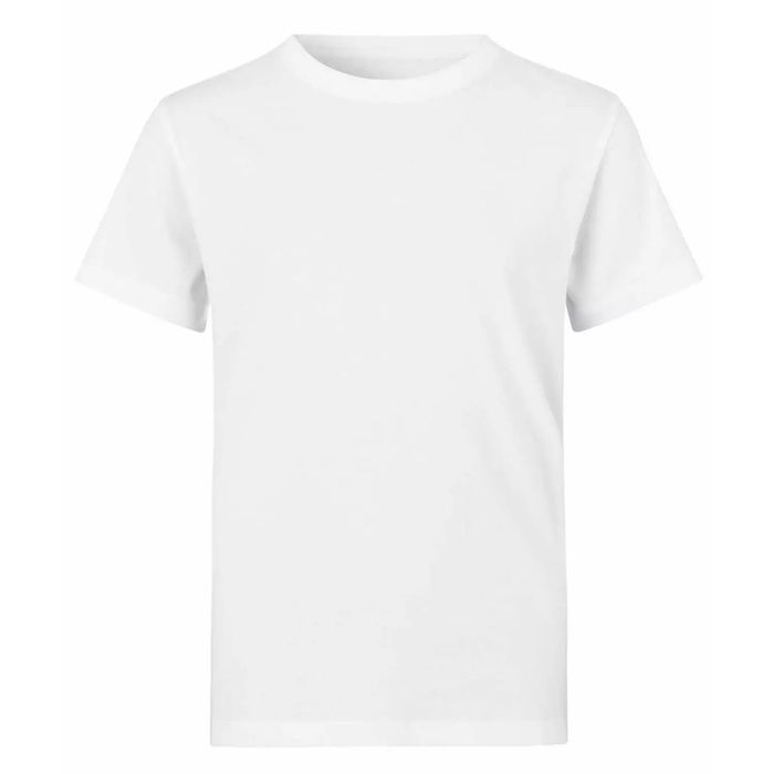 Kvit t-skjorte basis - Unisex