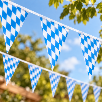 Oktoberfest flaggguirlande - 10 meter
