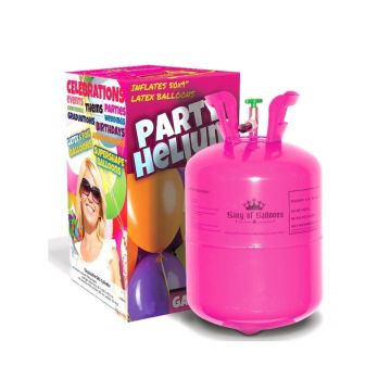 Helium til 50 ballongar - 370 liter Stor