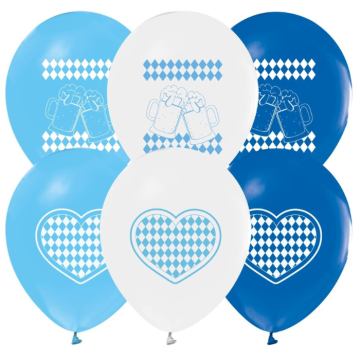 Oktoberfest ballonger Bavaria print 30 cm 8x