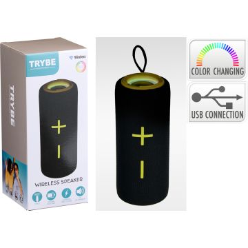 Bærbar Bluetooth-høyttaler med lyseffekt