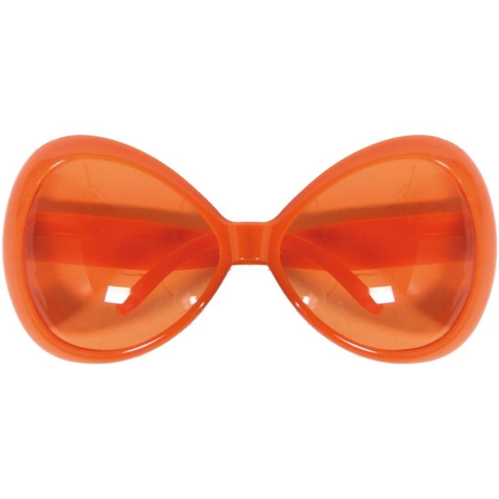 Morsomme oversized briller oransje 