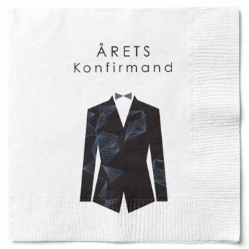 Serviettar årets konfirmant gut 20x Det Gamle Apotek