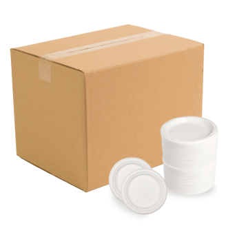 17,5 cm tallerken 800x biologisk nedbrytbar