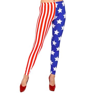 USA tights med striper og stjerner