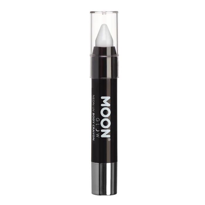 Neon UV Kroppsstift Kvit 3,2 g Moon Creations
