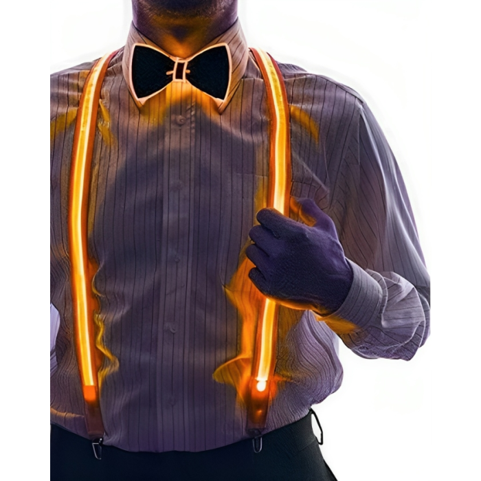Oransje LED seler neon 