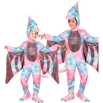 PTERODACTYL (jumpsuit, hette maske) Flerfarget