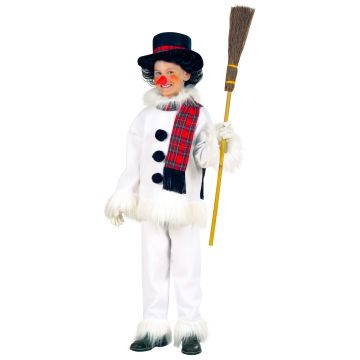 SNØMANN (jakke, bukser, hatt, skjerf, nese) Hvit