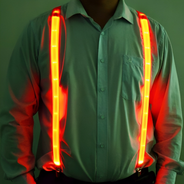 Røde LED-sele neon 