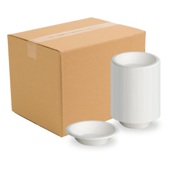 400 ml skåler 200x bionedbrytbar