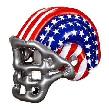 Oppblåsbar Amerikansk Fotballhjelm i Stars & Stripes