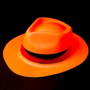 UV-hatt oransje neon