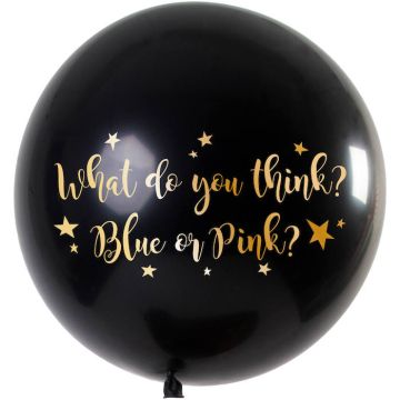 Gender Reveal Ballong Gutte - 90 cm