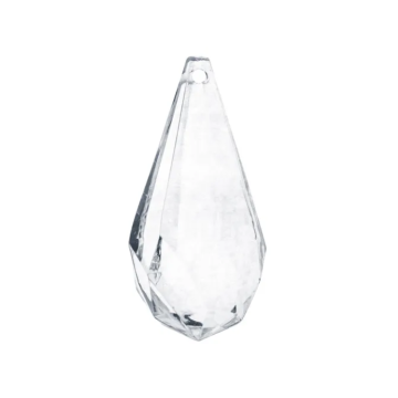 Dråpeforma klare krystallar 5x - 5 cm
