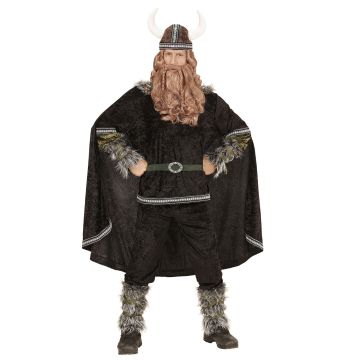 Vikingkrigerkostyme med kappe for herrer