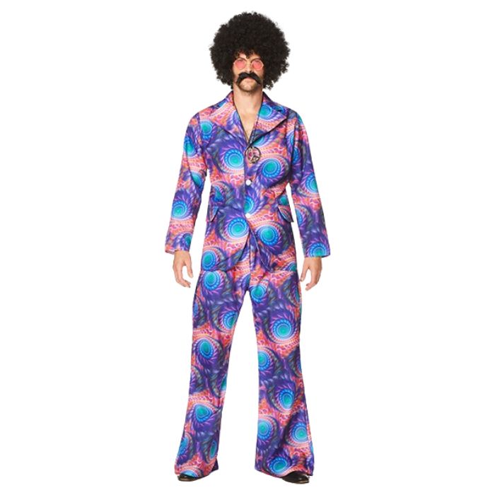 Psykedelisk hippie kostyme