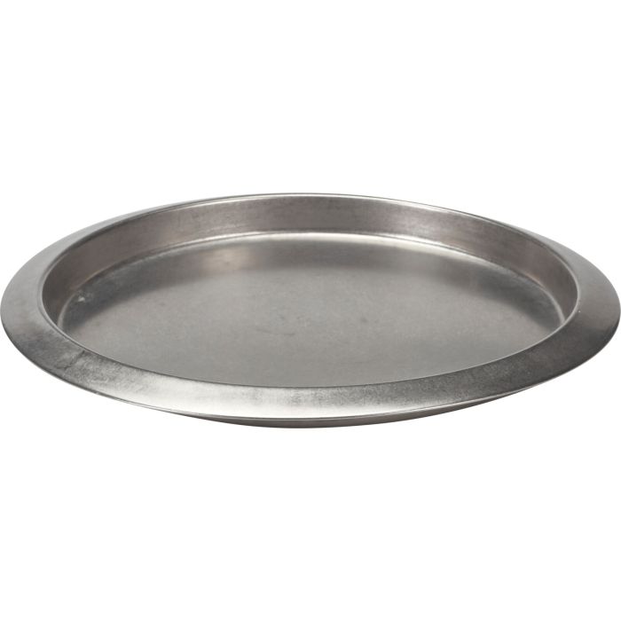 Rund serveringsbakke i rustfritt stål Ø 35 cm