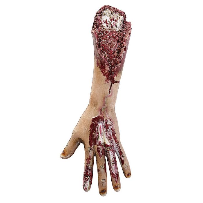 Avhugga blodig arm - 41 cm 