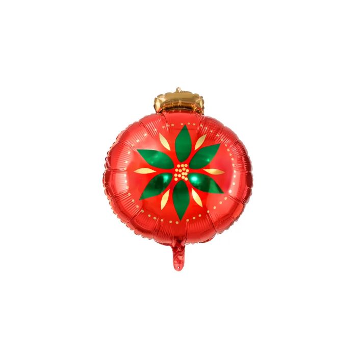 Folieballong julekule 45x45 cm