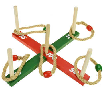 Ringspel i tre inkl 5 ringar