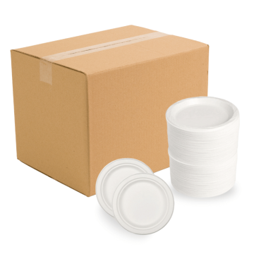 22,5 cm tallerken 400x biologisk nedbrytbar