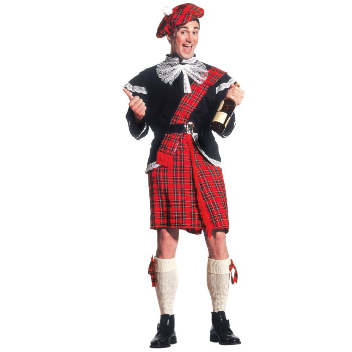 Skotsk kostyme for herrer med kilt